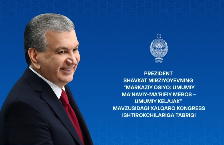 “Markaziy Osiyo: umumiy ma’naviy-ma’rifiy meros – umumiy kelajak” mavzusidagi xalqaro kongress ishtirokchilariga