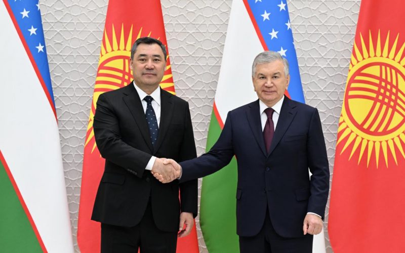 O‘zbekiston va Qirg‘iziston Prezidentlarining uchrashuvi bo‘lib o‘tdi